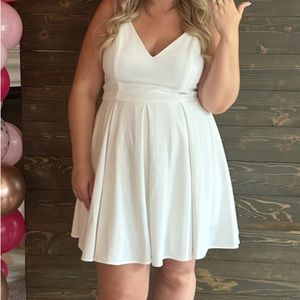 White A Line Dress
